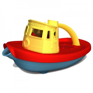 bateau en bidon de lait recyclé