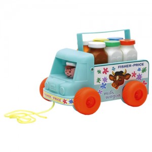camion de lait Fisher Price Vintage