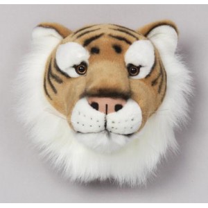 trophée tigre en peluche