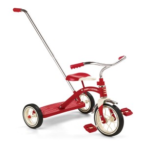 tricycle rétro avec canne