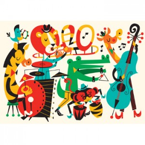 affiche animal party