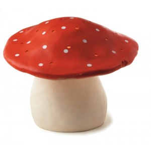 veilleuse grand champignon rouge