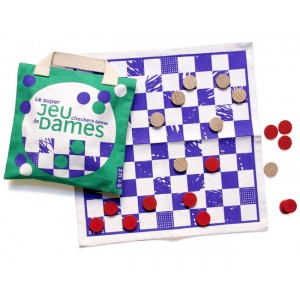 jeu de dames en coton bio 