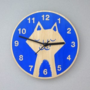 horloge chat