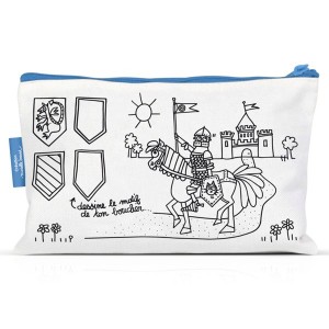 trousse à colorier - chevalier