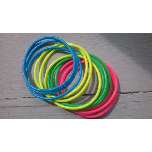 12 bracelets fluo