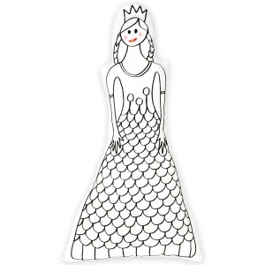 princesse coton à colorier feutres lavables